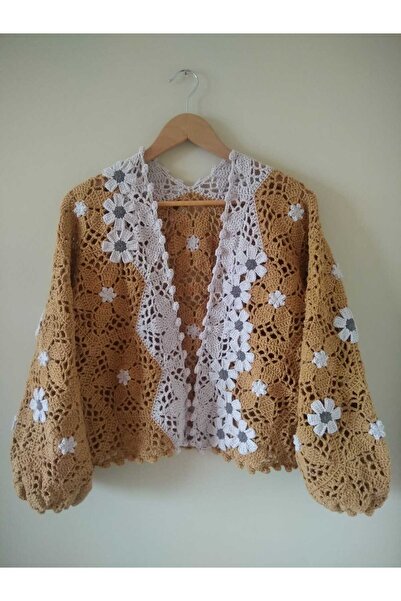 Guashe Hand Knitted Motif Cardigan