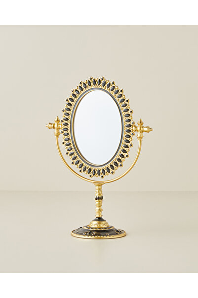 English Home Ida Metal Masa Aynası 8,5 cm Gold