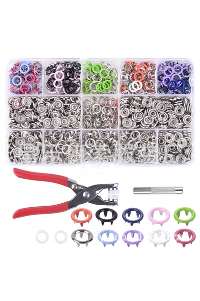 Other LEATHERWORKING RIVET EYELETS SET 100x VARIOUS COLOURS