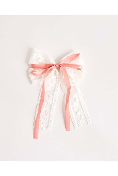 REDTAG مشبك شعر وردي وأبيض للبنات