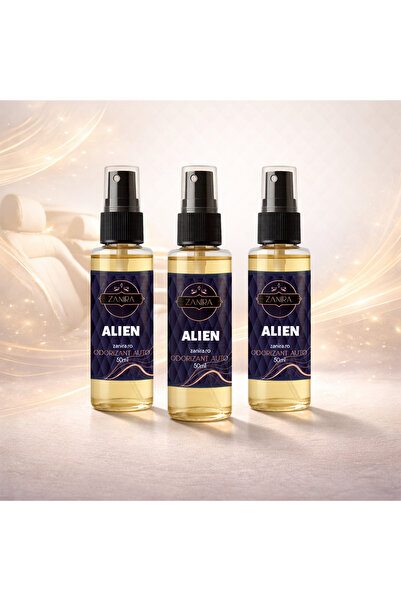 Zanira Set Odorizant Auto Alien - 3 Bucăți × 50 ml
