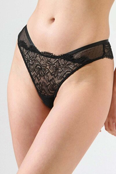 Piera Black Brazilian panty ANGELA S1850