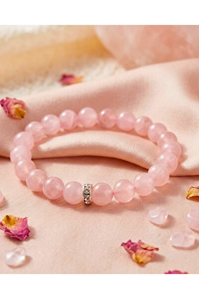 SUFİ TESBİH VE ESANS Pink Quartz Natural Stone Bracelet - Love and Affection ...