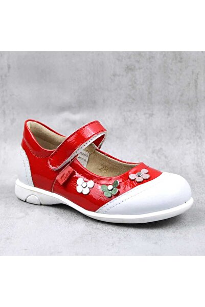 tino Lightweight children's shoes, decorated with flowers, made of natural le...