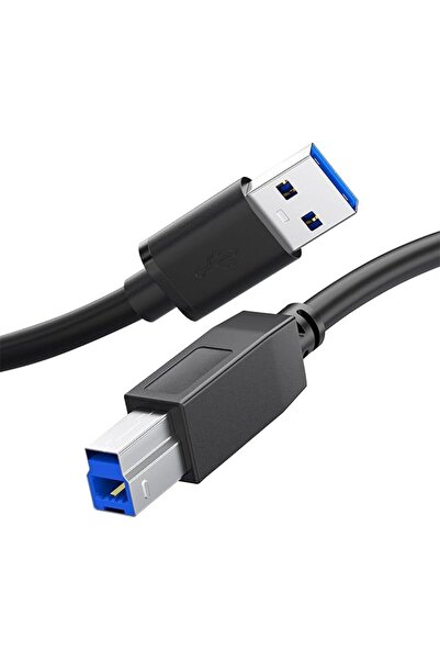 The Bros كابل طابعة، كابل USB-A إلى USB-B 3.0 بطول 6.6 قدم، كابل طابعة USB عا...