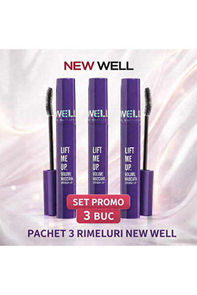 New Well Σετ προωθητικό Lift Me Up Volume Mascara – 3 τεμάχια