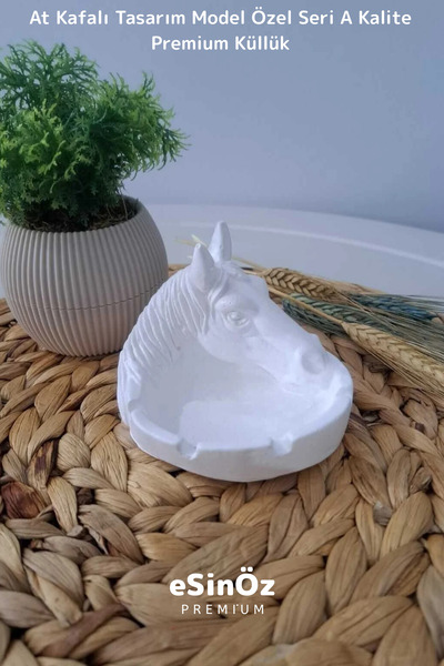 EsinÖz #Küllük At Kafalı Tasarım Model Özel Seri A Kalite Premium Beton Küllük