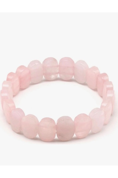 Taşmir سوار رولكس من حجر الكوارتز الوردي الطبيعي مقاس 10 × 14 ملم بقصة خاصة