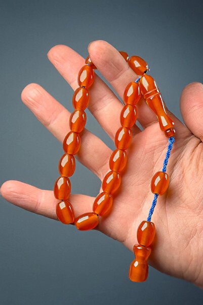 TESBİHKENTİ Ottoman Tadın Mascot Squeeze Amber Prayer Beads from Şükür Baba W...