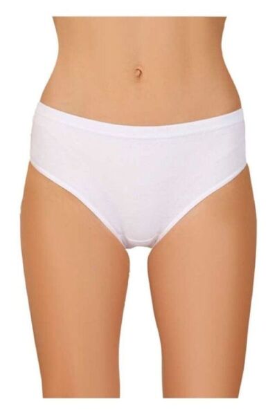 Berrak kit iç giyim 2064 10'lu Pamuklu Ribana Penye Kadın Bato Külot