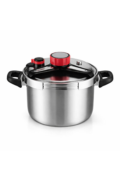 Pressure Cookers Oala sub presiune din inox 7 L, 22 cm, compatibila cu toate ...