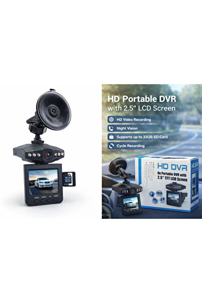 Elitcam HD Araç İçi Kamera 2.5” LCD Ekranlı Gece Görüşlü DVR