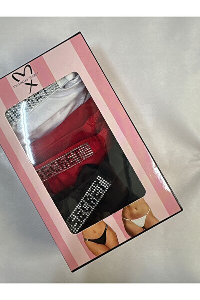 Victoria's Secret Bare Suit, 3 pairs, multi-colored, thong style.