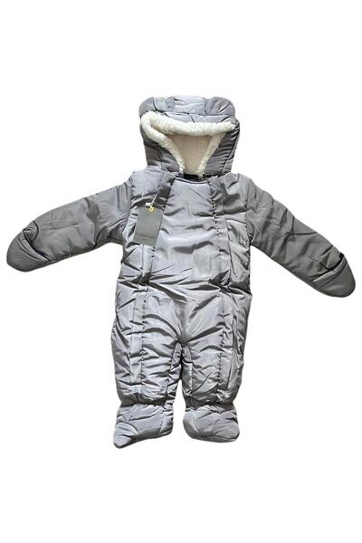 trendyhome Thick Winter Overalls, Gray, Unisex