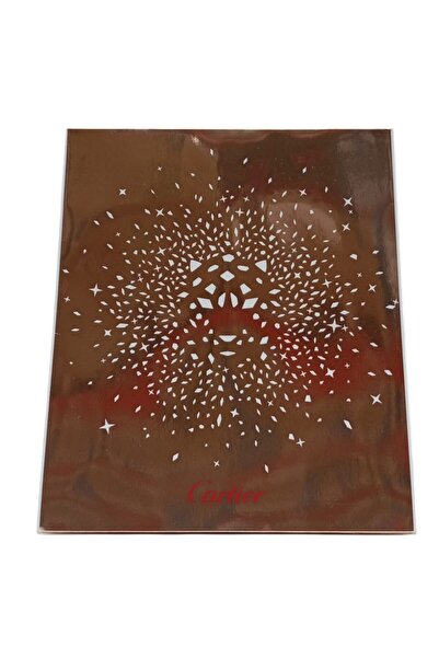 Cartier Set, Cartier, La Panthere, Geantă de carton GWP, 19 X 8 X 22 cm, 12 b...