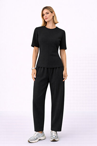 Paw Garage Women's Thessaloniki Fabric Blouse & Balloon - Shalwar Pants Botto...