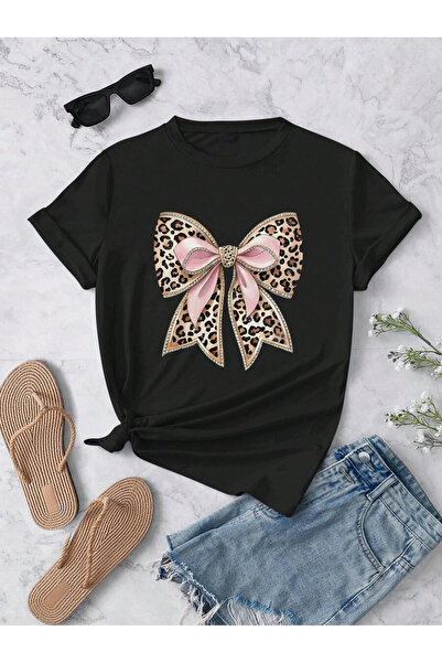 trendypassion Tricou unisex cu design imprimat cu panglică