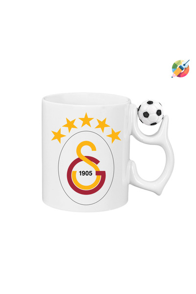 CERCİBAZAAR Galatasaray Logolu Baskılı Kupa Bardak