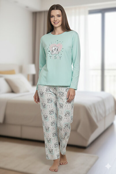 Ercanlar Ayıcıklı Penye Pijama Takımı