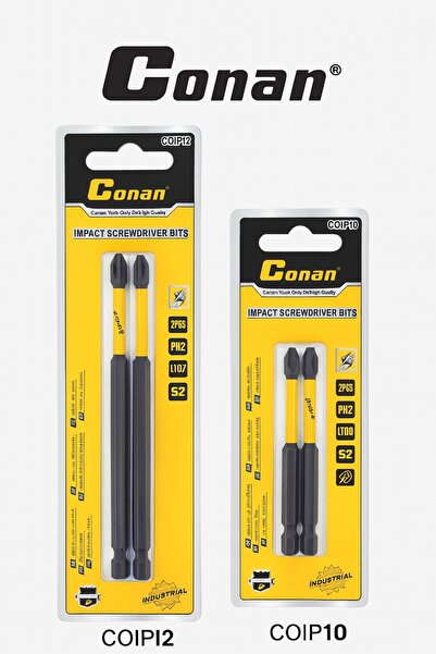 CONAN 2 Sets Professional Phillips Drill Screwdrivers – Model COIP12 & COIP10...