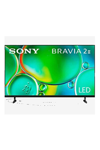 Sony تلفزيون BRAVIA 2 II مقاس 50 بوصة بدقة 4K HDR LED من جوجل تي في، أسود (2025)