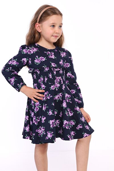 Toontoy Girl's Floral Patterned Dress