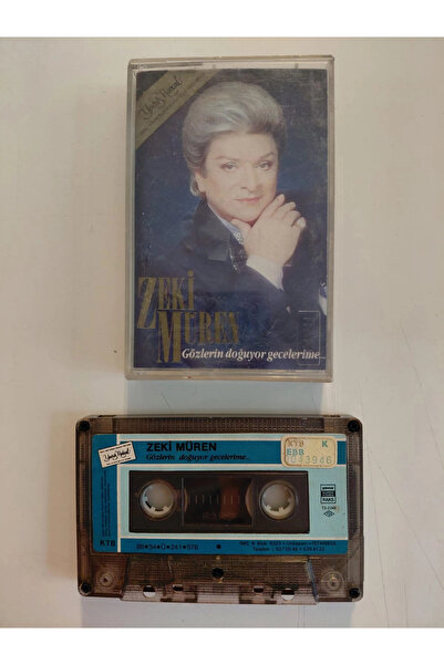 Plakperest Zeki Müren – Gözlerin Doğuyor Gecelerime - 1988 Türkiye Basım Kase...