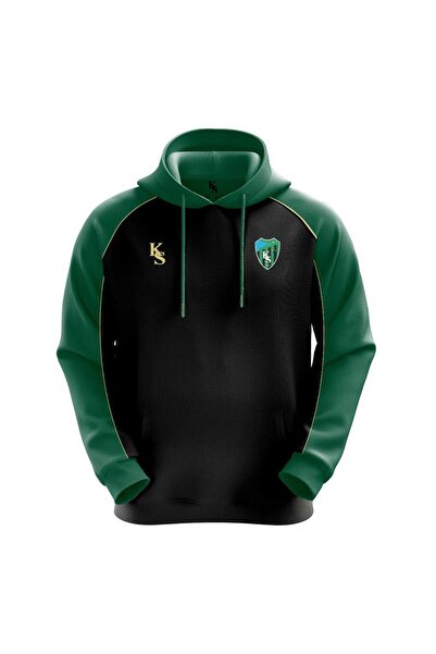 sportrun Kocaelispor Licensed Hooded Sweatshirt Black