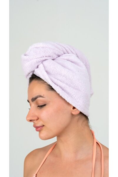 EMİLLİE 3 Pcs 100% Cotton Towel Hair Cap – Quick Drying, Soft and Highly Wate...