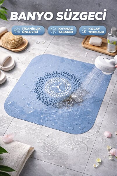 belivano Silikon Duş Gideri Süzgeci – Saç Tutucu Tıkanıklık Önleyici Kaymaz G...