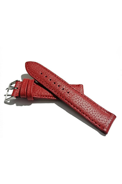 FADO Classic Watch Leather Cord Watch Strap Matte Red 20 mm (325)