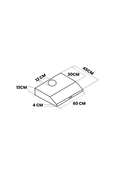 Exep TEK MOTOR SİYAH KLASİK ASPİRATÖR