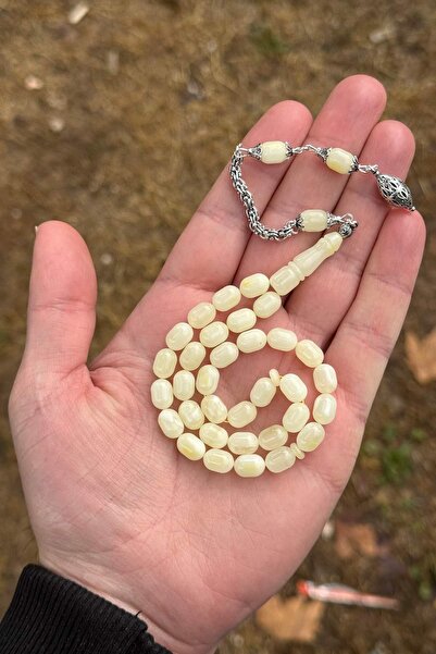 TESBİHKENTİ Pırıl Pırıl Capsule Rock Drop Amber Prayer Beads