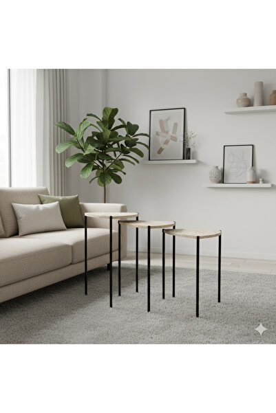 SADANHOME Side table, modern coffee table for living room and bedroom