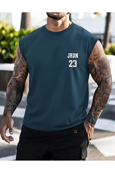 FAVORİST Jrdn23 Basketball Wear Sports Wear Zero Sleeve Oversized T-Shirt