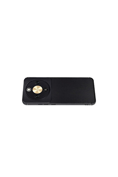 NewFace Huawei Honor Magic 8 Lite Karbon Silikon Case Kapak Siyah