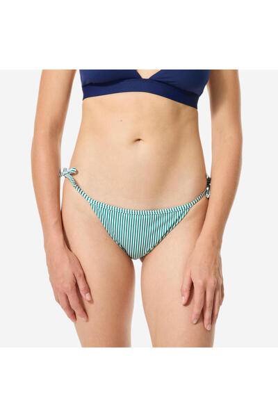 Decathlon Σλιπ μπικίνι - Πράσινο - Ριγέ