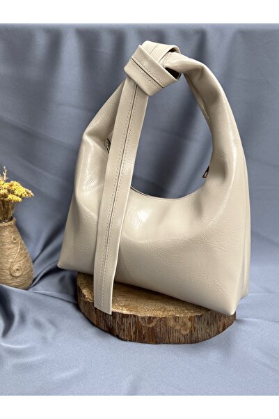 BENAHOLL حقيبة نسائية من فيلينا بحزام وربطة عنق وتفاصيل مفصلة وسحاب على الكتف...