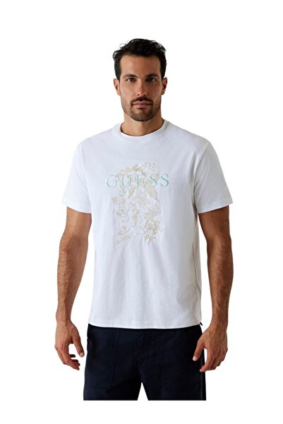 Guess Tricou pentru bărbați din jerseu cu croiala normală