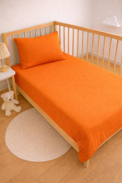 İQON Baby Sheet Elastic Sheet Combed Cotton (1 Piece) Orange