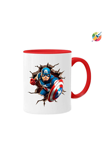 CERCİBAZAAR Captain America Special Printed Mug