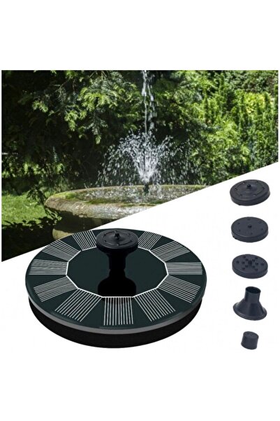 STOREONLINE Fantana Arteziana Solara cu 6 Duze si Jet pana la 60cm pentru Decor Gradina