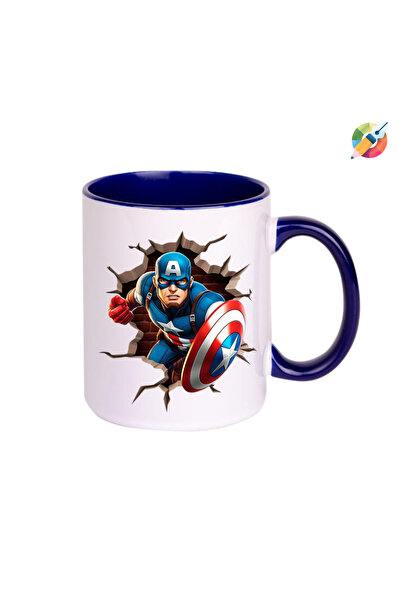 CERCİBAZAAR Captain America Special Printed Mug