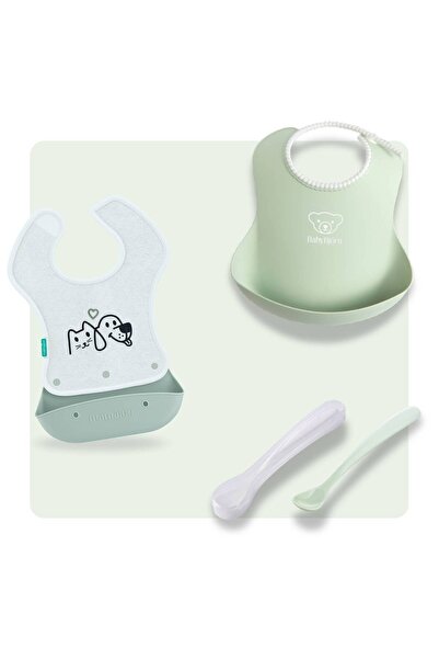 Mamajoo BabyBjörn & 3'lü Beslenme Seti - Powder Green