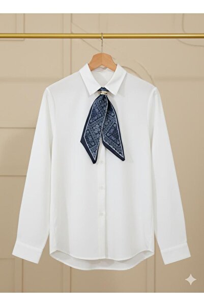 alinastore Ethnic Patterned Thin Scarf, Bandana, Ribbon (6X90Cm)