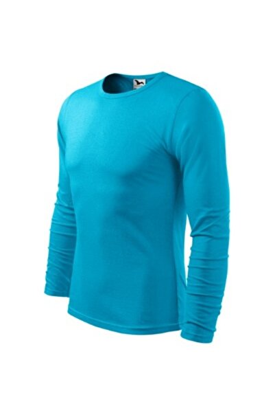 Malfini Men's T-shirt, Fit-T LS 119, M Turquoise