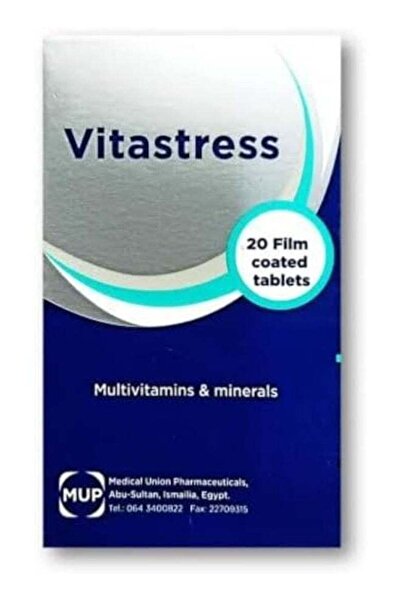 MEDICAL UNION PHARMACEUTICALS Vitastress 20 Tablets