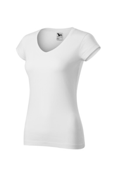 Malfini Tricou damă, croială croială cu decolteu în V, mărimea M, alb