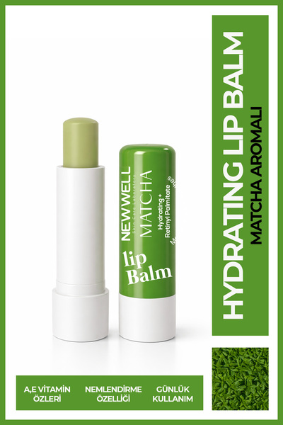 New Well Matcha Hydrating Lip Balm – Matcha Aromalı Nemlendirici Dudak Bakım ...