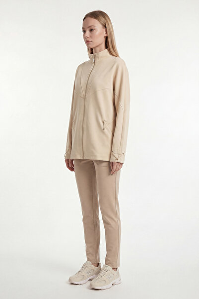 MAQ DESIGN Mock Neck Zippered Women's Jacket